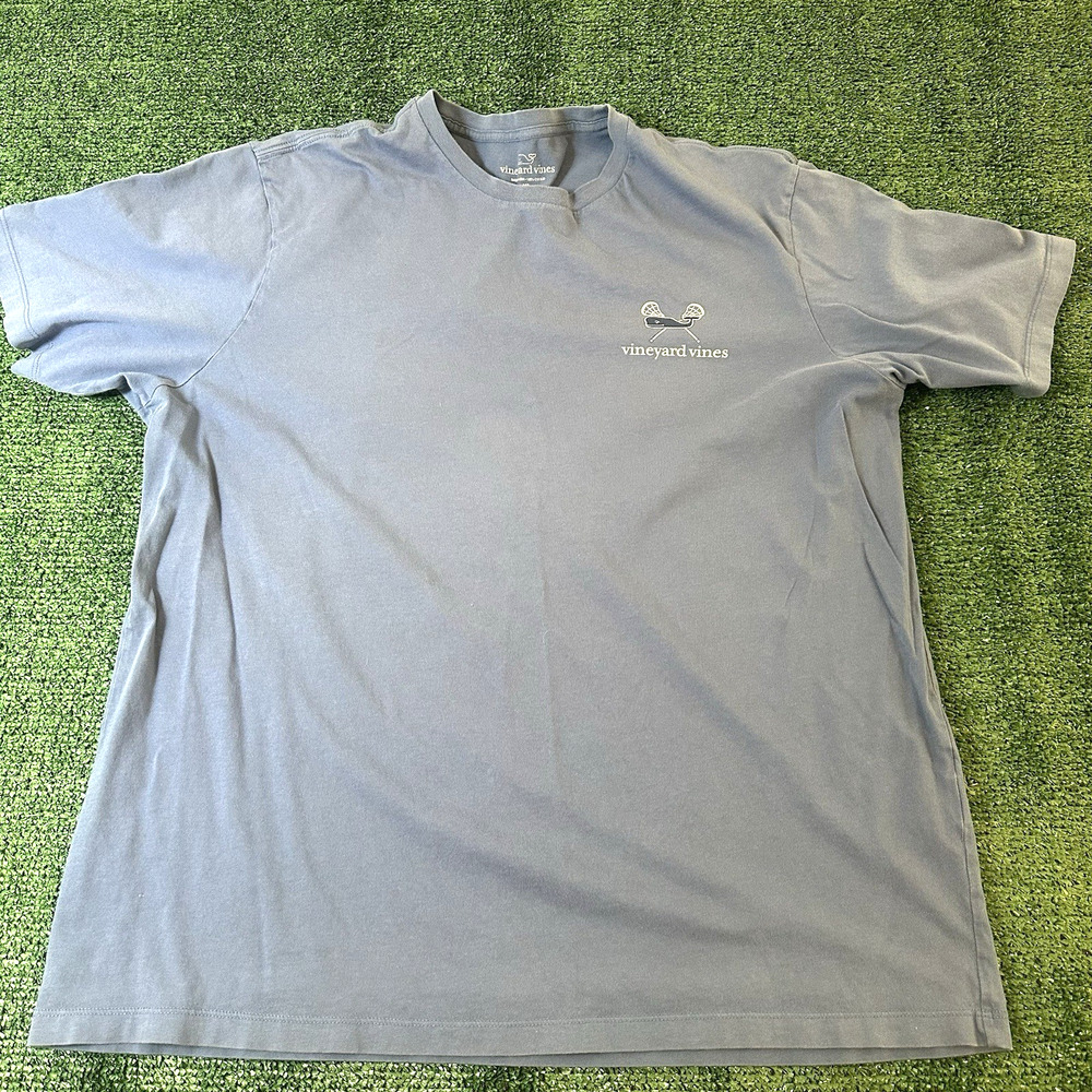 Unisex Vineyard Vines Lacrosse XL Shirt Performance Blue